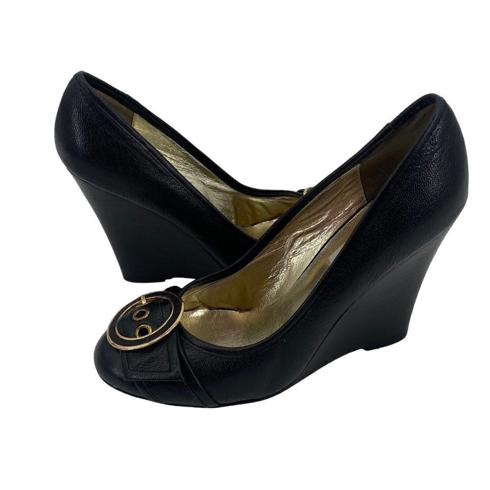 Steve Madden Size 7 Trea Leather Buckle Accent We… - image 2